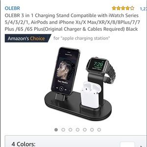 Charging station for apple products. Never used